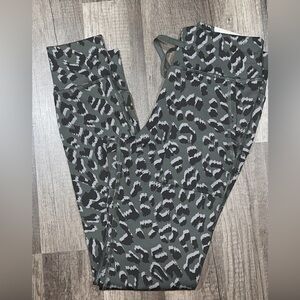 OFFLINE By Aerie Jacquard Peak Legging BNWTS $54.95 Royal Palm